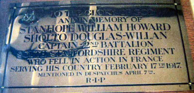 Captain S W H S Douglas-Willan