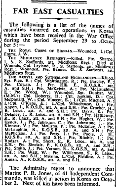 The Times 7th October 1950